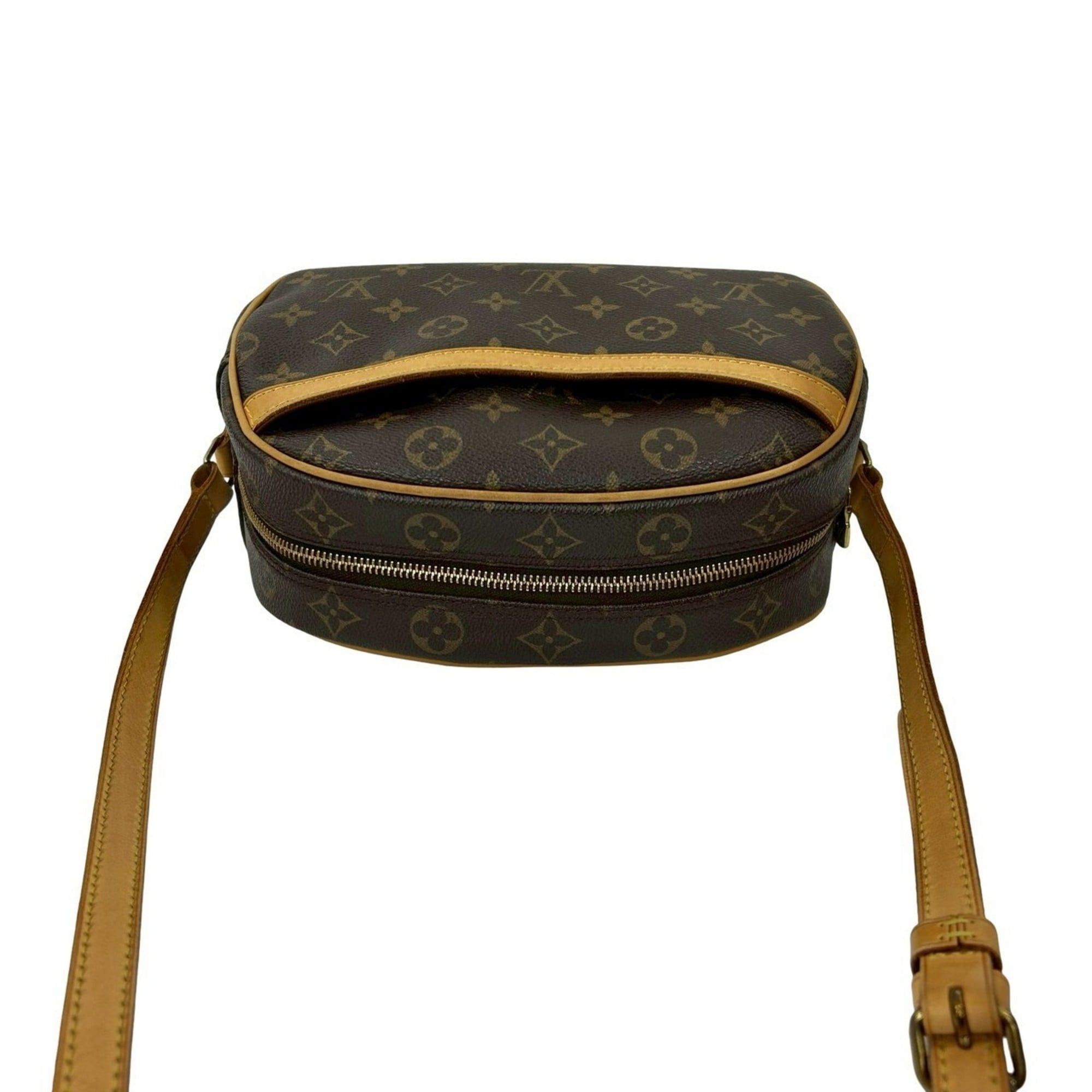 Louis Vuitton LOUIS VUITTON Blois Monogram Leather Shoulder Bag/Pochette Brown 62177 Size ONE SIZE - 4 Thumbnail