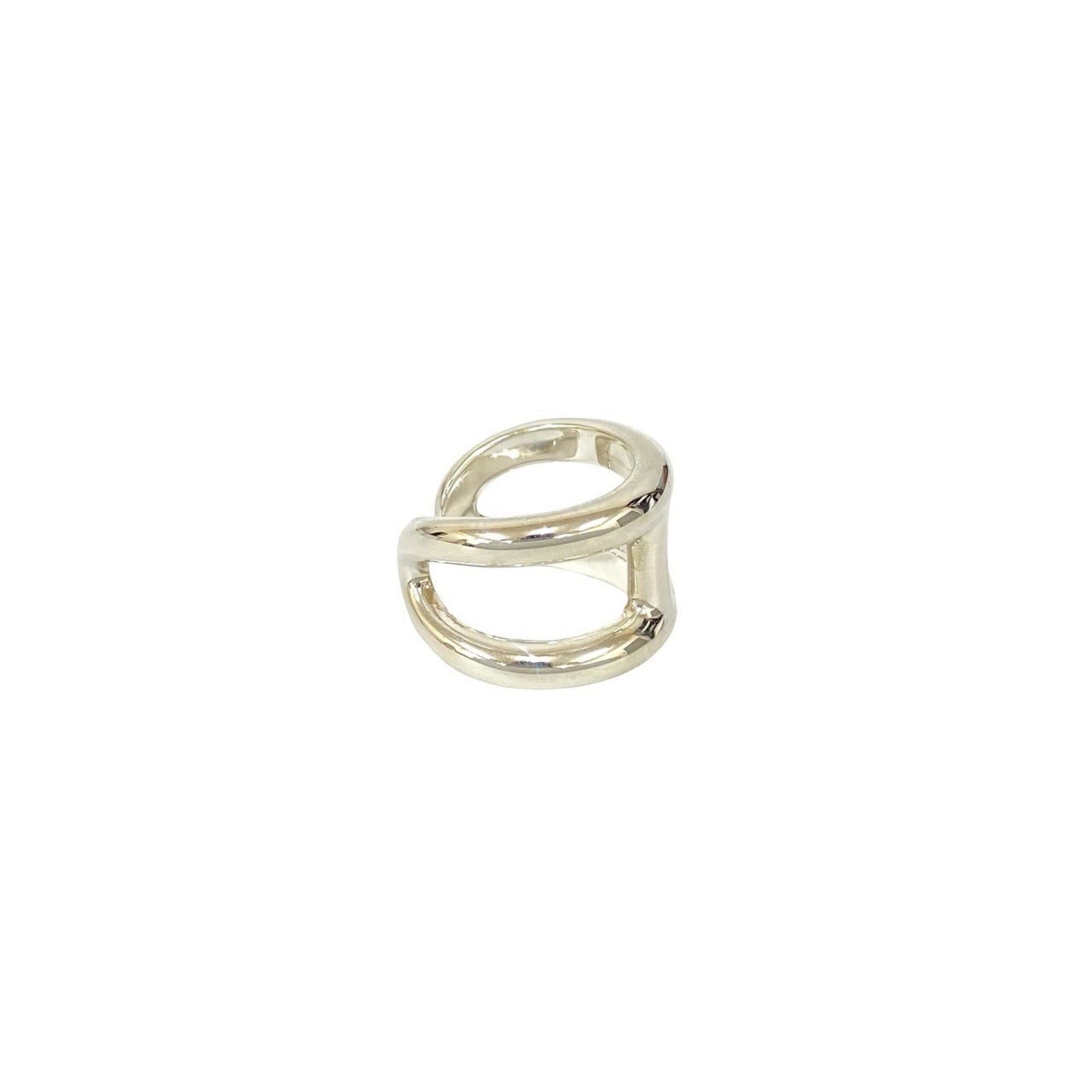 Hermes HERMES Osmos GM Silver 925 Ring, Size 17, Men's, Silver, 31565 Size ONE SIZE - 3 Thumbnail