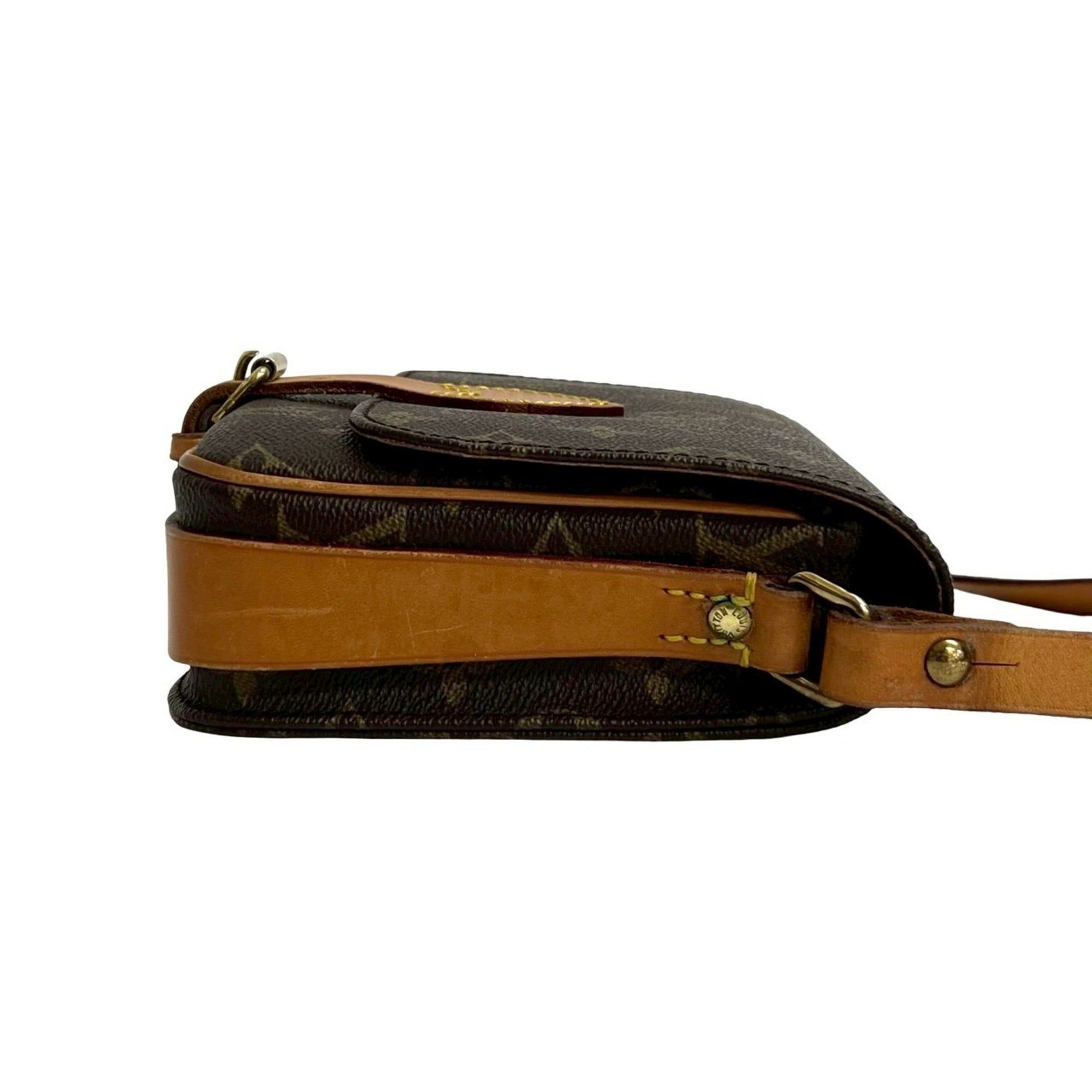 Louis Vuitton LOUIS VUITTON Culteciel PM Monogram Leather Shoulder Bag/Pochette Brown 307-8 Size ONE SIZE - 6 Thumbnail
