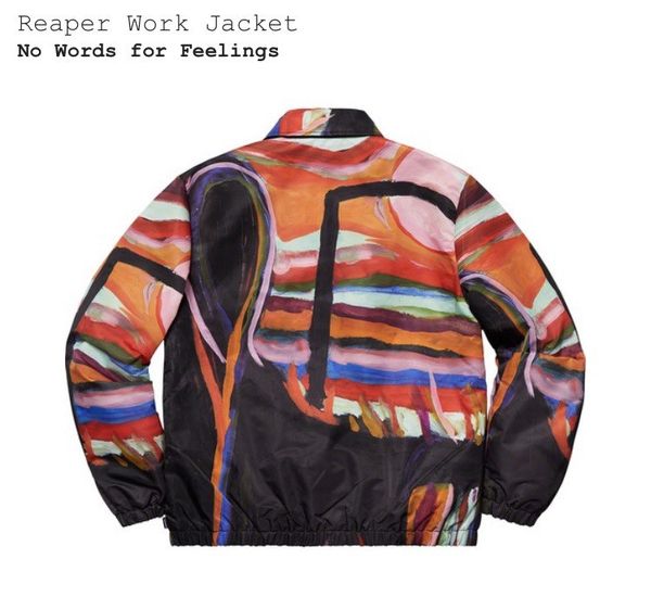 Supreme Supreme Reaper Work Jacket No Words For Feelings size XL