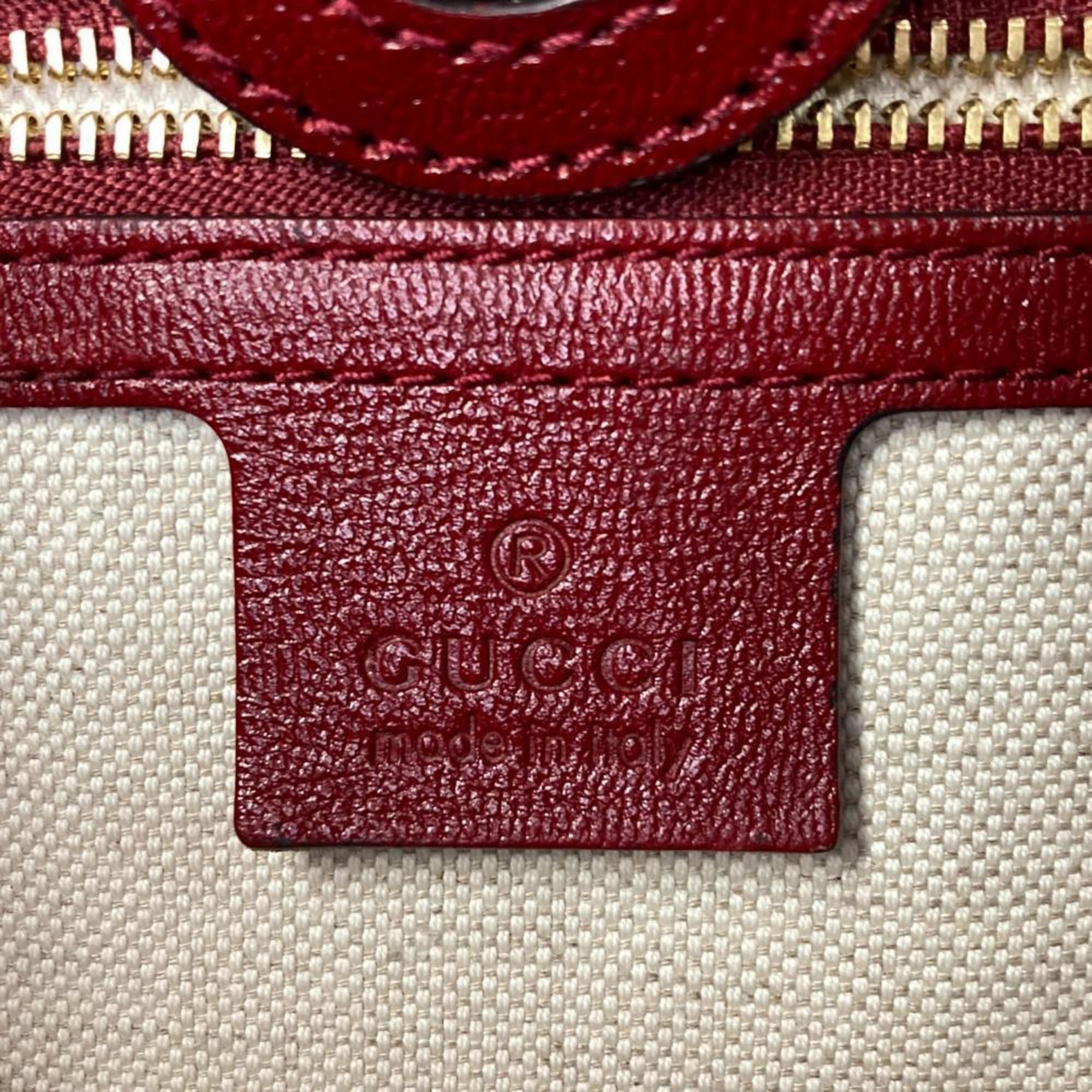 Gucci Gucci Horsebit Tote Bag in GG Canvas and Leather (623694) Beige, Women's Size ONE SIZE - 11 Thumbnail
