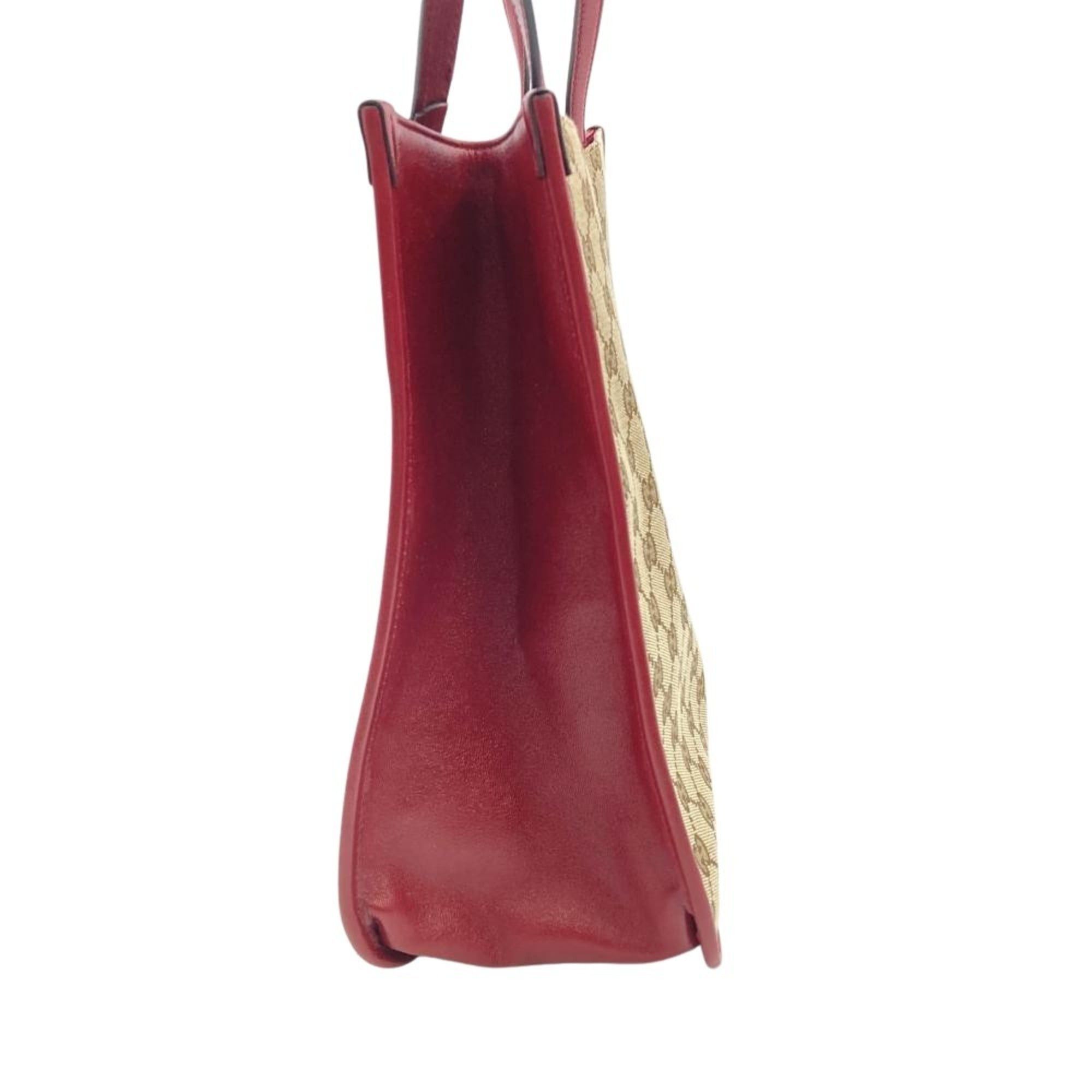 Gucci Gucci Horsebit Tote Bag in GG Canvas and Leather (623694) Beige, Women's Size ONE SIZE - 5 Thumbnail