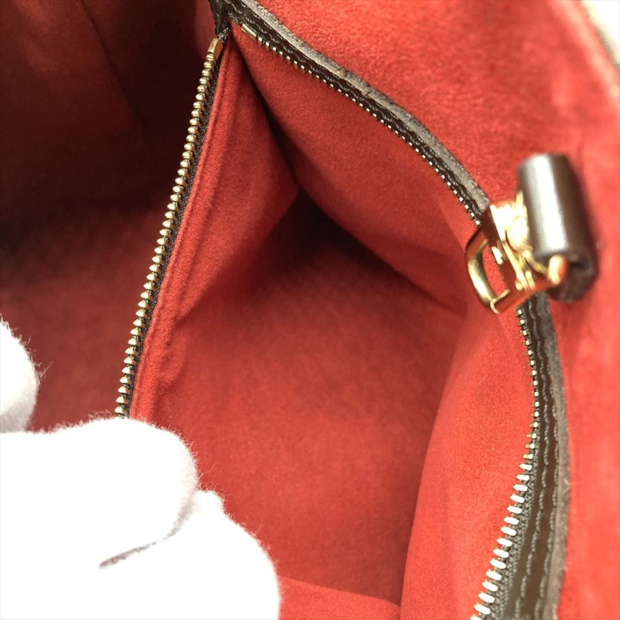 Louis Vuitton Louis Vuitton Hampstead PM Handbag Damier Ebene N51205 Brown SD1019 Size ONE SIZE - 7 Thumbnail