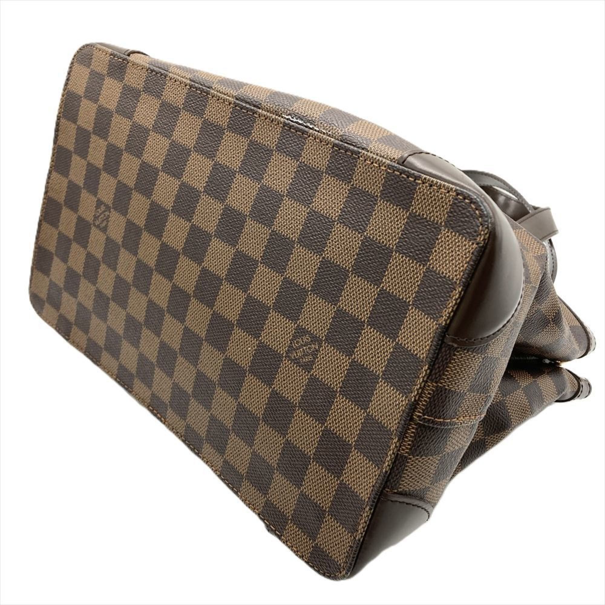 Louis Vuitton Louis Vuitton Hampstead PM Handbag Damier Ebene N51205 Brown SD1019 Size ONE SIZE - 5 Thumbnail