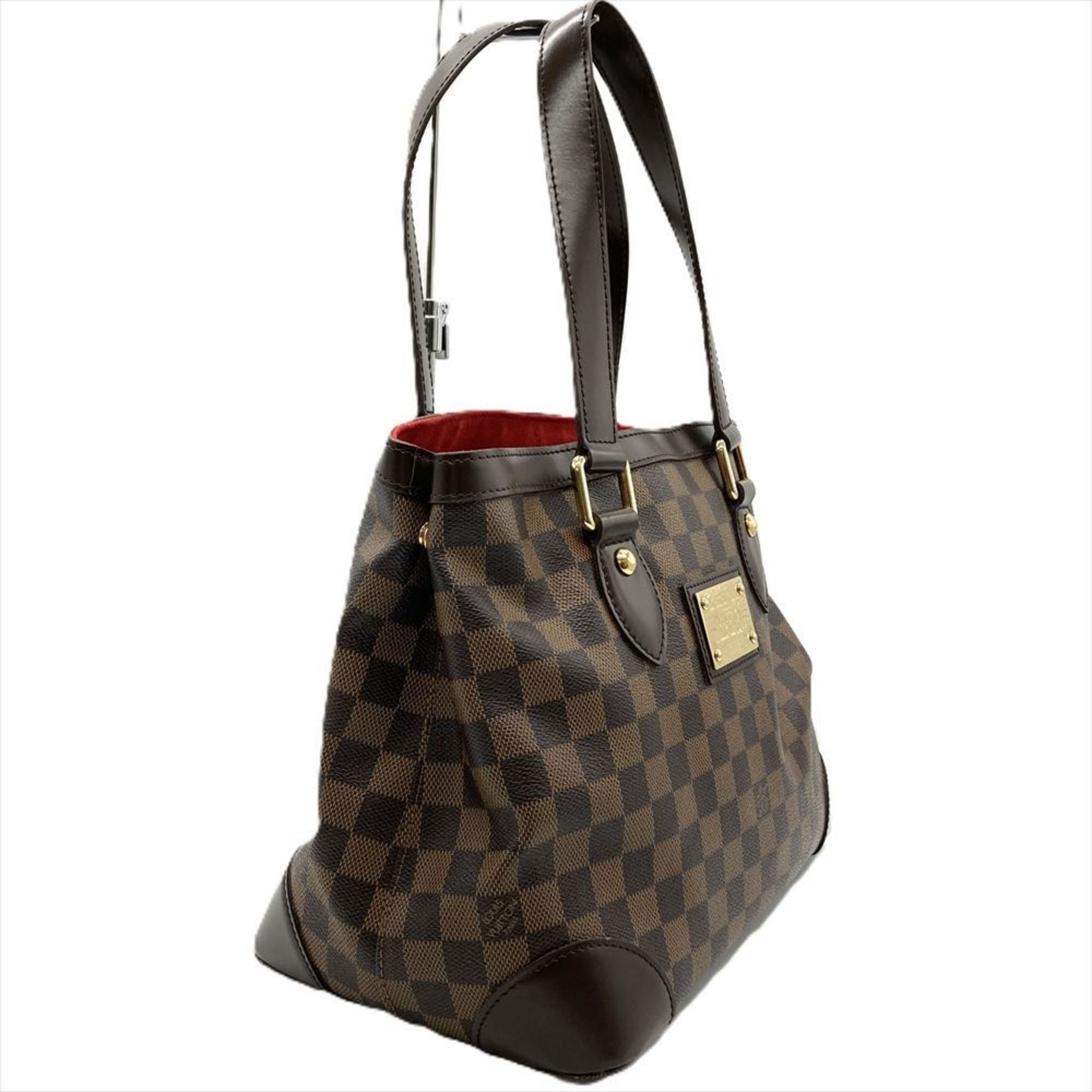 Louis Vuitton Louis Vuitton Hampstead PM Handbag Damier Ebene N51205 Brown SD1019 Size ONE SIZE - 4 Thumbnail