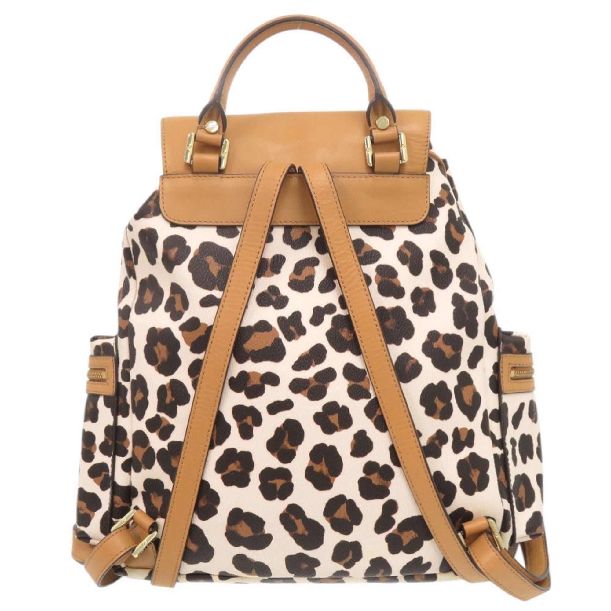 Tory Burch Tory Burch Leopard Print PVC Multicolor Backpack Daypack 0911 Size ONE SIZE - 2 Thumbnail