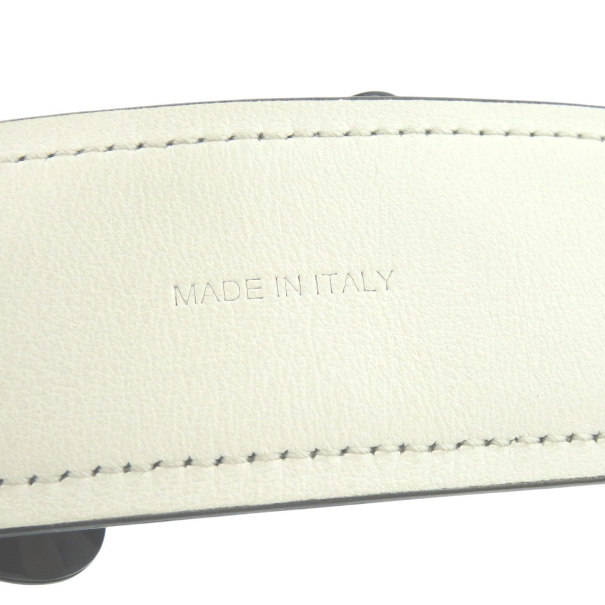 Prada Prada Shoulder Belt White x Black Flower Leather Strap 1085 PRADA Size ONE SIZE - 9 Thumbnail