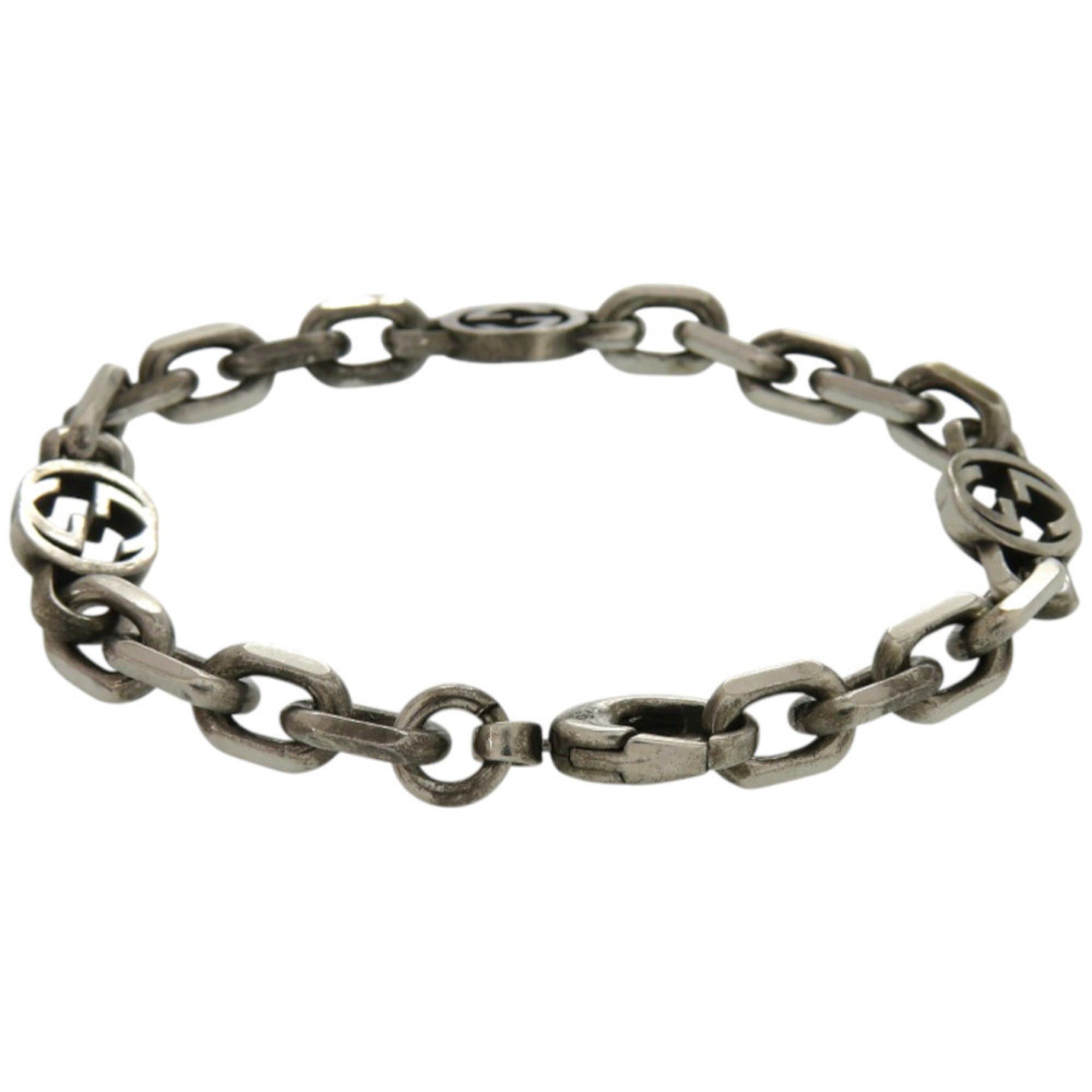 Gucci Gucci Interlocking Chain Bracelet in 925 Sterling Silver (1081) Size ONE SIZE - 2 Thumbnail