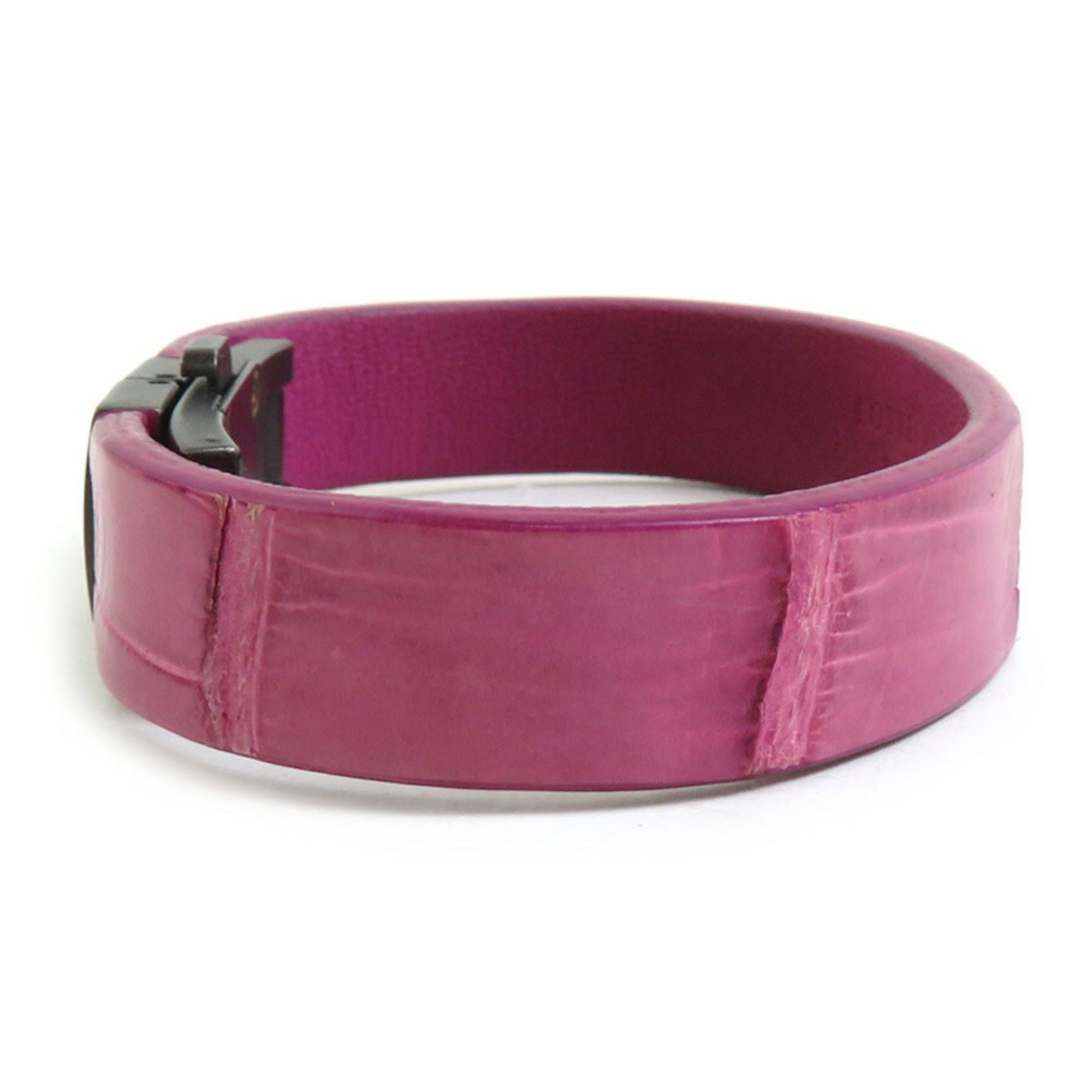 Bottega Veneta Bottega Veneta Bracelet in Pink Purple Leather for Women, 56472a Size ONE SIZE - 4 Thumbnail