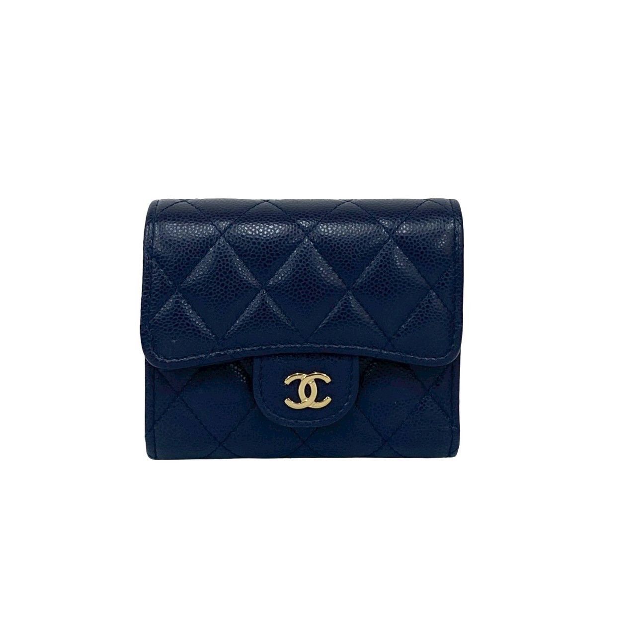 Chanel Chanel Chanel Matelassé Caviar Leather Trifold Wallet Leather Short Wallet DUTY FREE for USA Size ONE SIZE - 2 Thumbnail