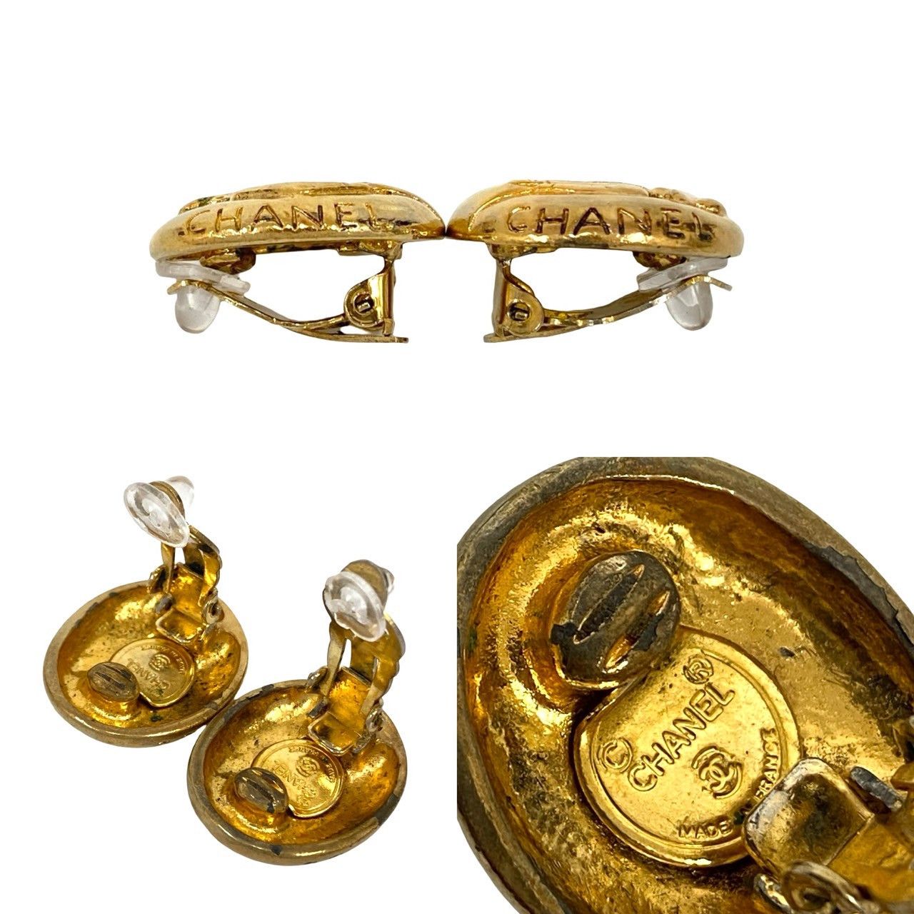 Chanel Chanel Chanel Mademoiselle Earrings Metal Earrings DUTY FREE for USA Size ONE SIZE - 3 Thumbnail