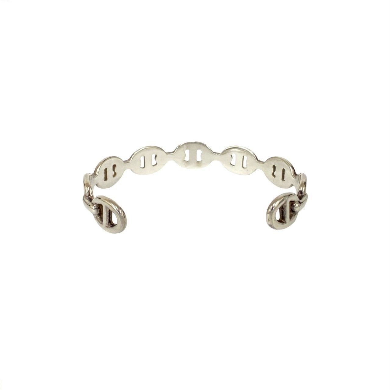 Hermes Hermes Hermès Chaine d'Ancre Enchainee Silver Bracelet Metal Bangle DUTY FREE for USA Size ONE SIZE - 7 Thumbnail