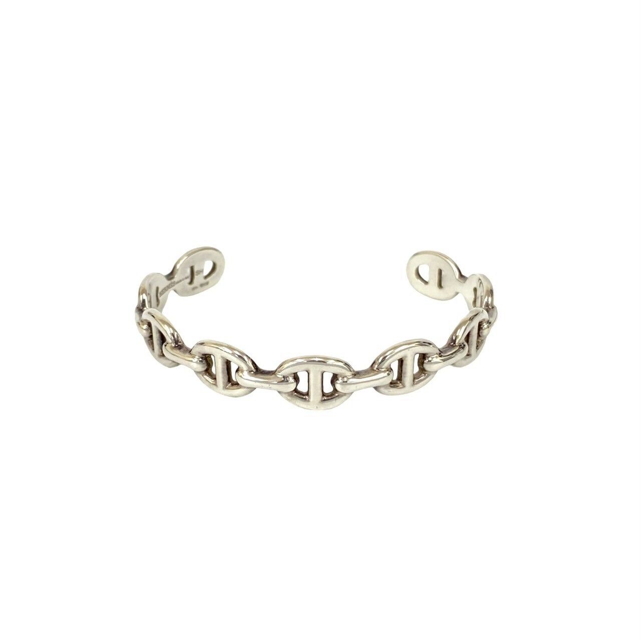 Hermes Hermes Hermès Chaine d'Ancre Enchainee Silver Bracelet Metal Bangle DUTY FREE for USA Size ONE SIZE - 6 Thumbnail