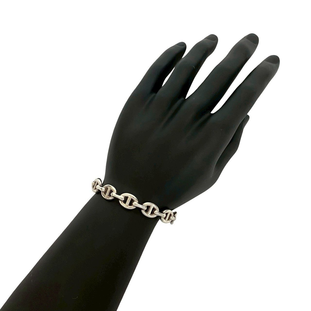 Hermes Hermes Hermès Chaine d'Ancre Enchainee Silver Bracelet Metal Bangle DUTY FREE for USA Size ONE SIZE - 2 Thumbnail