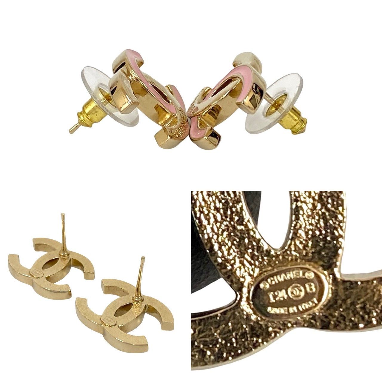 Chanel Chanel Chanel Coco Mark Earrings Metal Earrings DUTY FREE for USA Size ONE SIZE - 3 Thumbnail