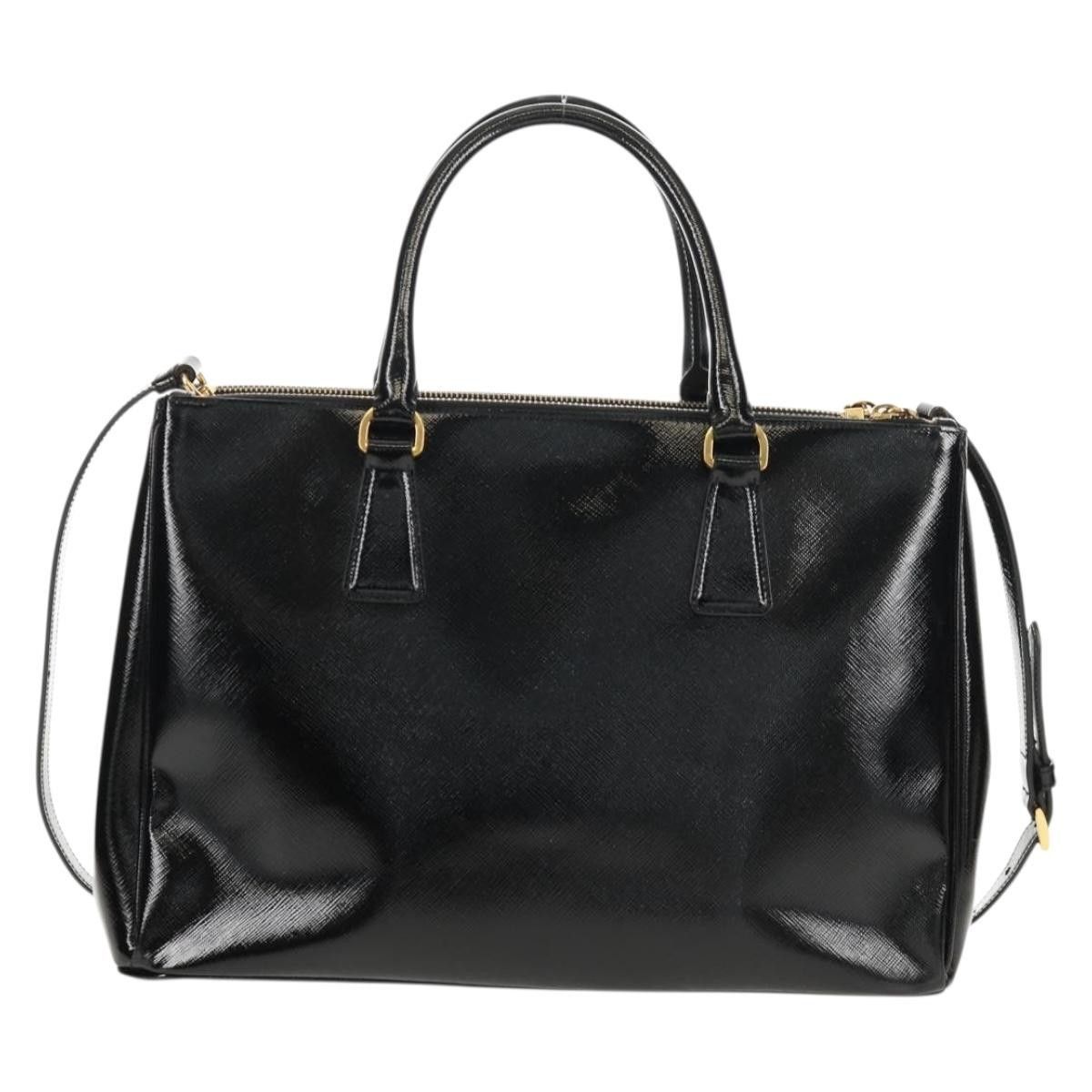 Prada Prada Double Zip Lux Tote Vernice Saffiano Leather Size ONE SIZE - 2 Thumbnail
