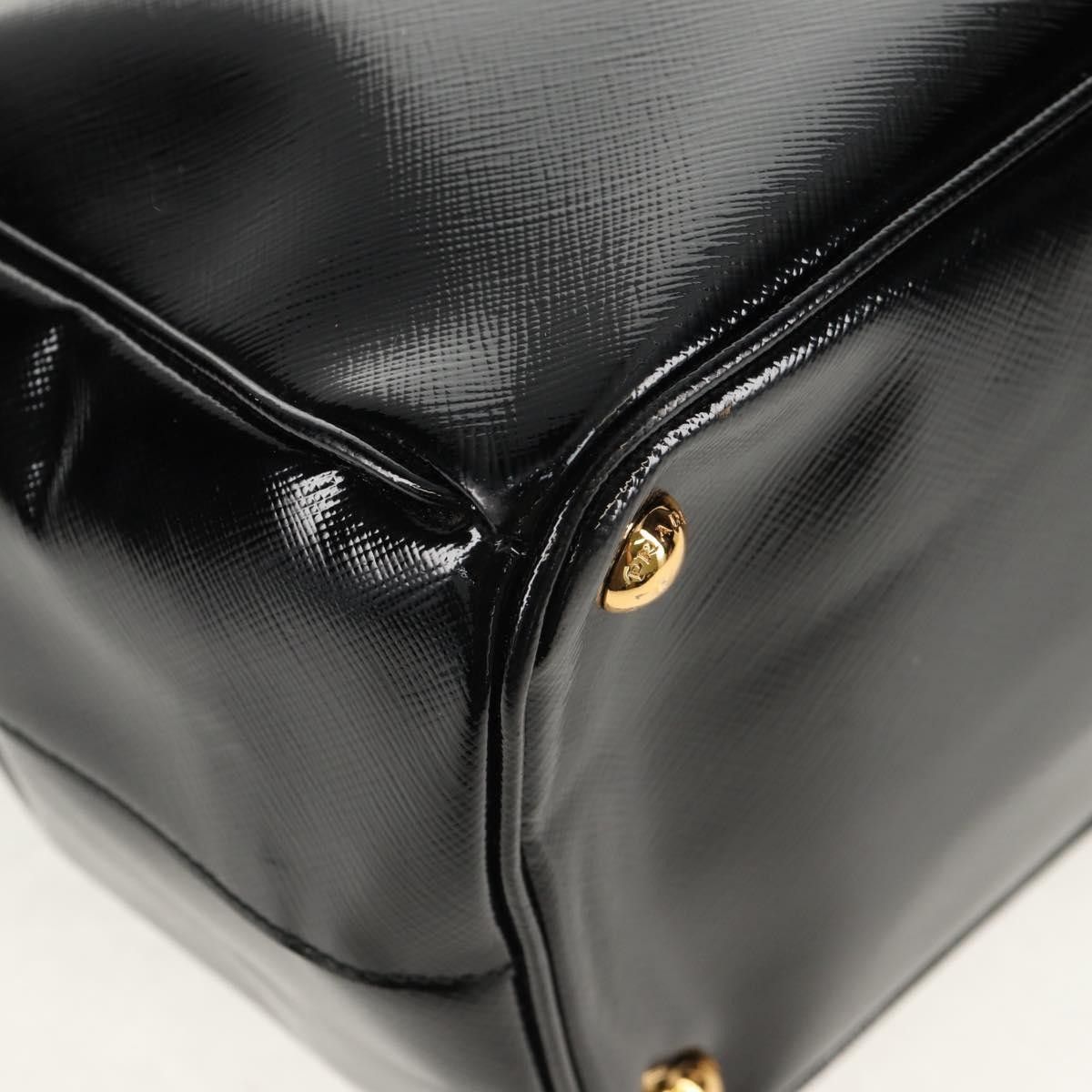 Prada Prada Double Zip Lux Tote Vernice Saffiano Leather Size ONE SIZE - 9 Thumbnail