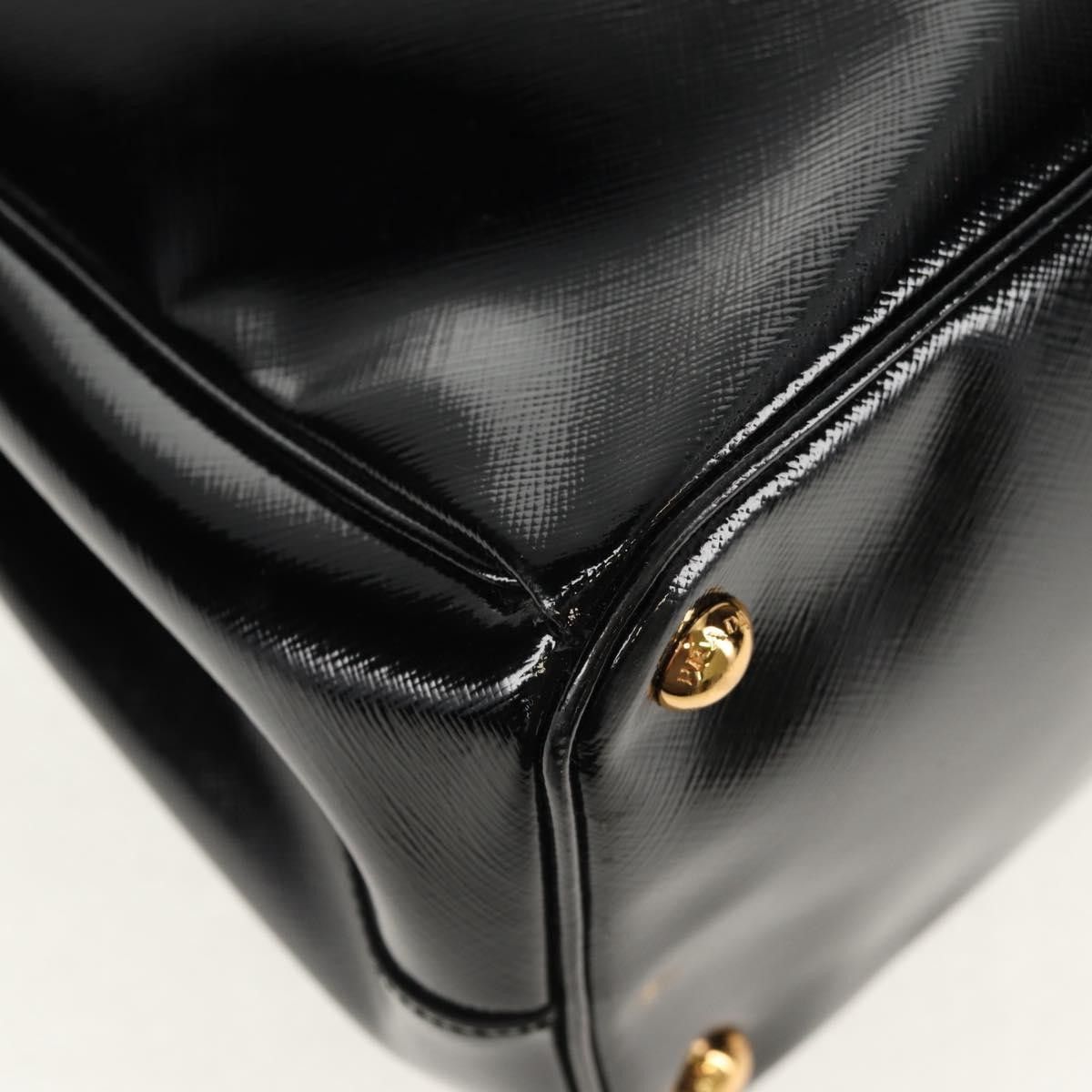 Prada Prada Double Zip Lux Tote Vernice Saffiano Leather Size ONE SIZE - 11 Thumbnail