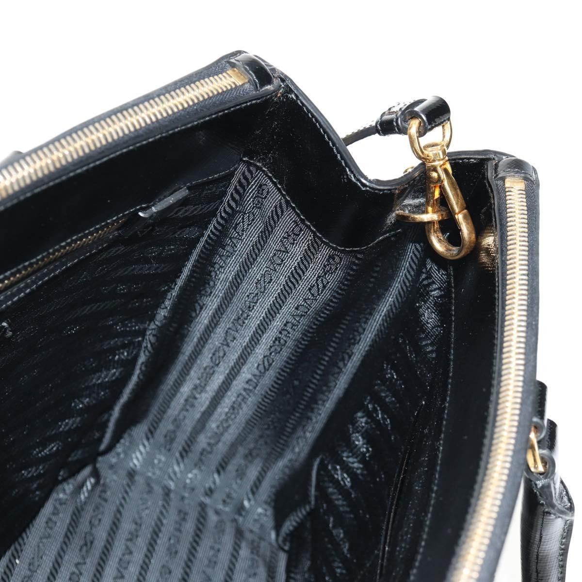 Prada Prada Double Zip Lux Tote Vernice Saffiano Leather Size ONE SIZE - 23 Thumbnail