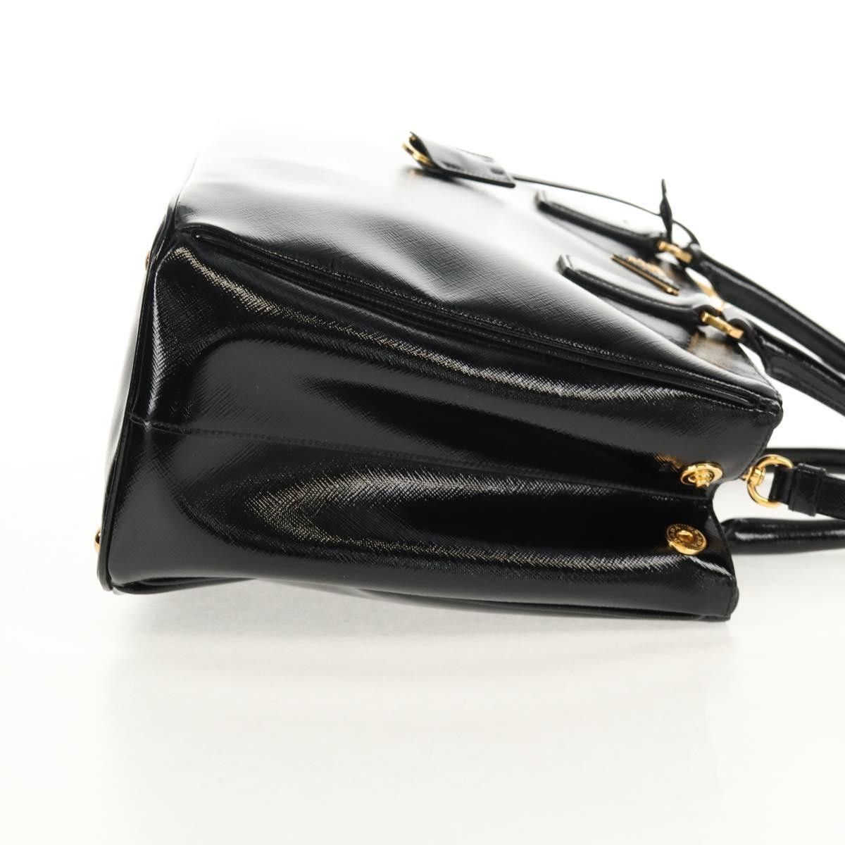 Prada Prada Double Zip Lux Tote Vernice Saffiano Leather Size ONE SIZE - 4 Thumbnail