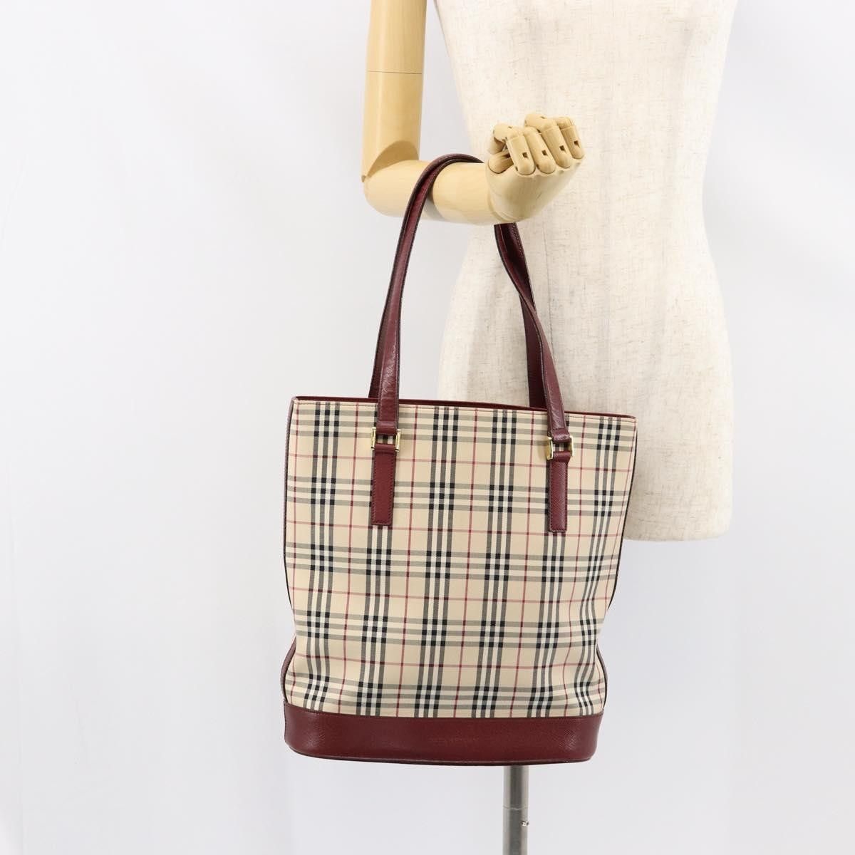 Burberry Burberry Nova Check Tote canvas check pattern Size ONE SIZE - 13 Thumbnail