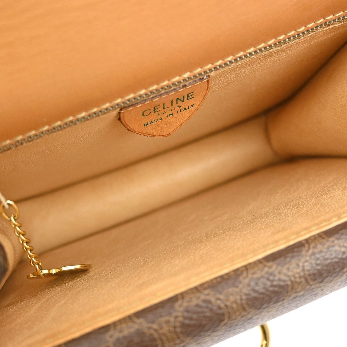 Celine Celine Vintage Macadam Handbag Canvas Size ONE SIZE - 3 Thumbnail