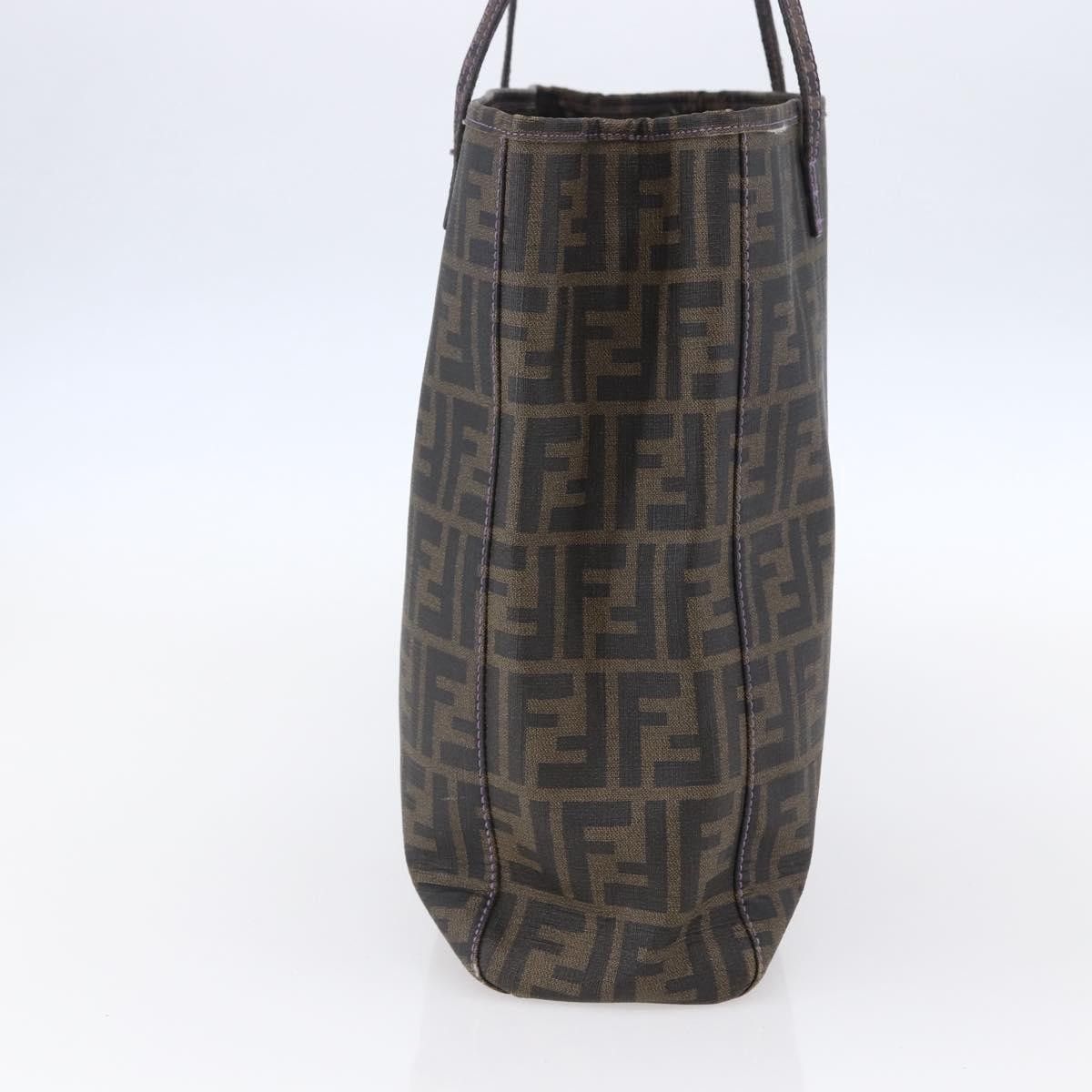 Fendi Fendi Compartment Shopping Tote Zucca Coated Canvas Size ONE SIZE - 3 Thumbnail