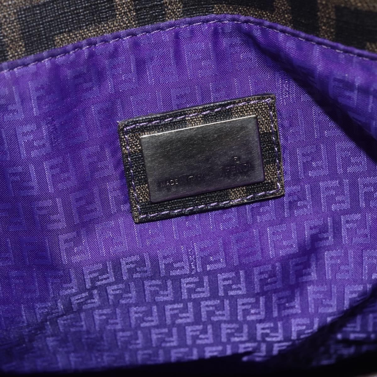 Fendi Fendi Compartment Shopping Tote Zucca Coated Canvas Size ONE SIZE - 6 Thumbnail