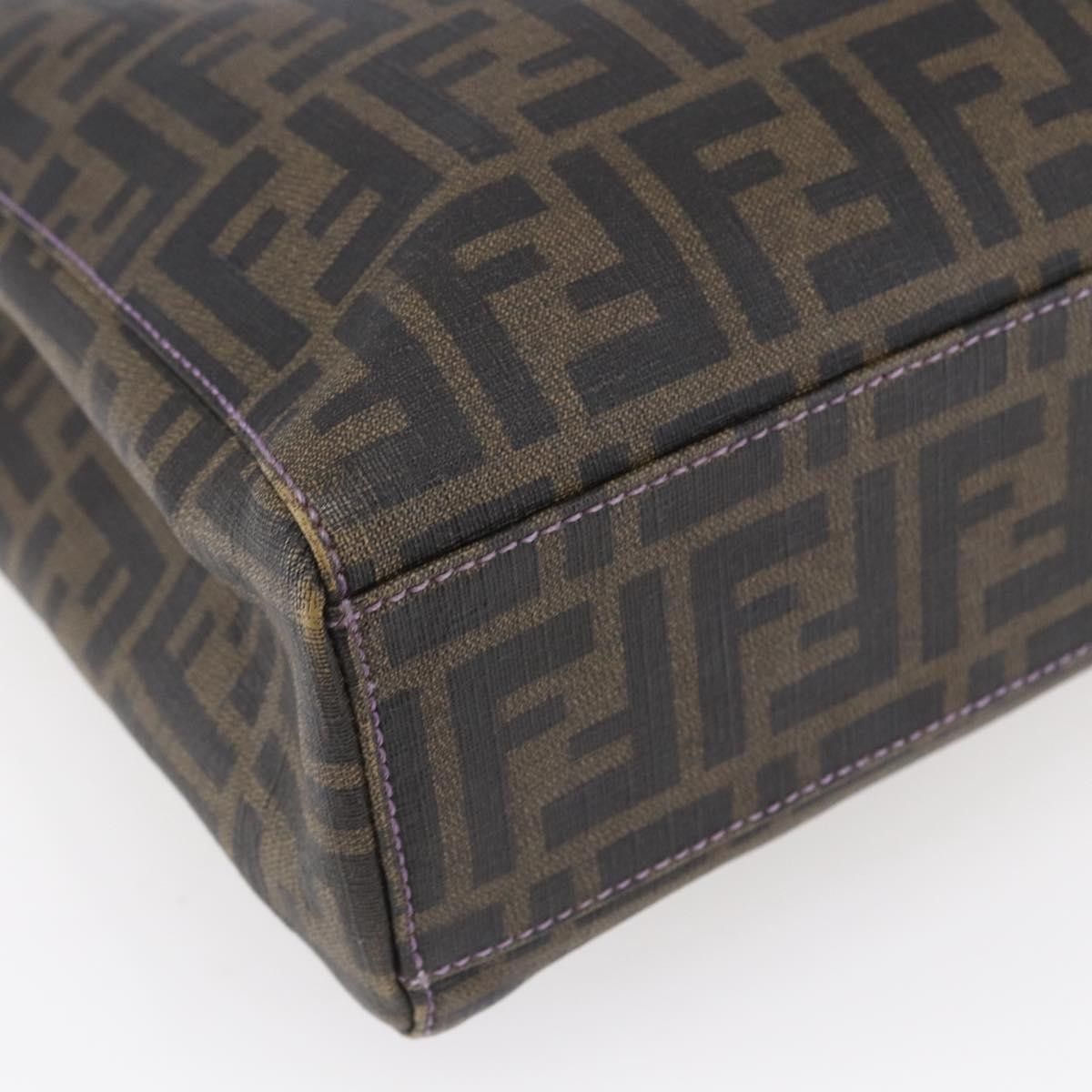 Fendi Fendi Compartment Shopping Tote Zucca Coated Canvas Size ONE SIZE - 12 Thumbnail