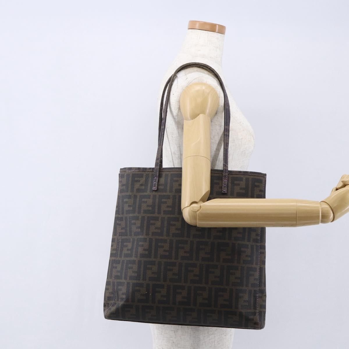 Fendi Fendi Compartment Shopping Tote Zucca Coated Canvas Size ONE SIZE - 15 Thumbnail