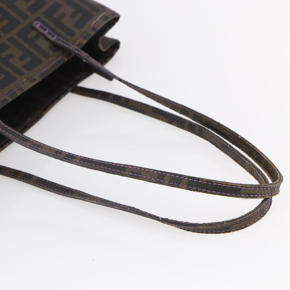 Fendi Fendi Compartment Shopping Tote Zucca Coated Canvas Size ONE SIZE - 8 Thumbnail