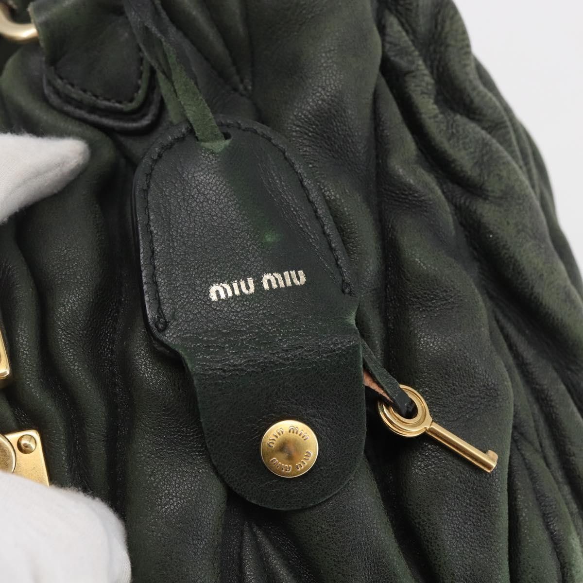 Miu Miu Miu Miu Coffer Convertible Satchel Matelasse Leather Size ONE SIZE - 18 Thumbnail