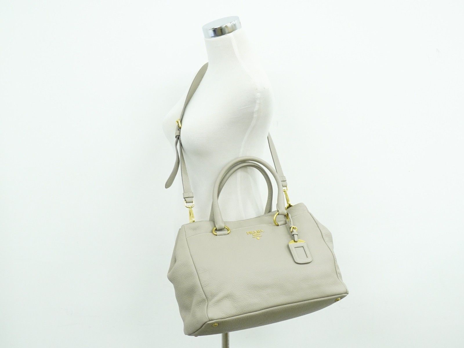 Prada Prada East West Convertible Tote Vitello Daino Size ONE SIZE - 12 Thumbnail