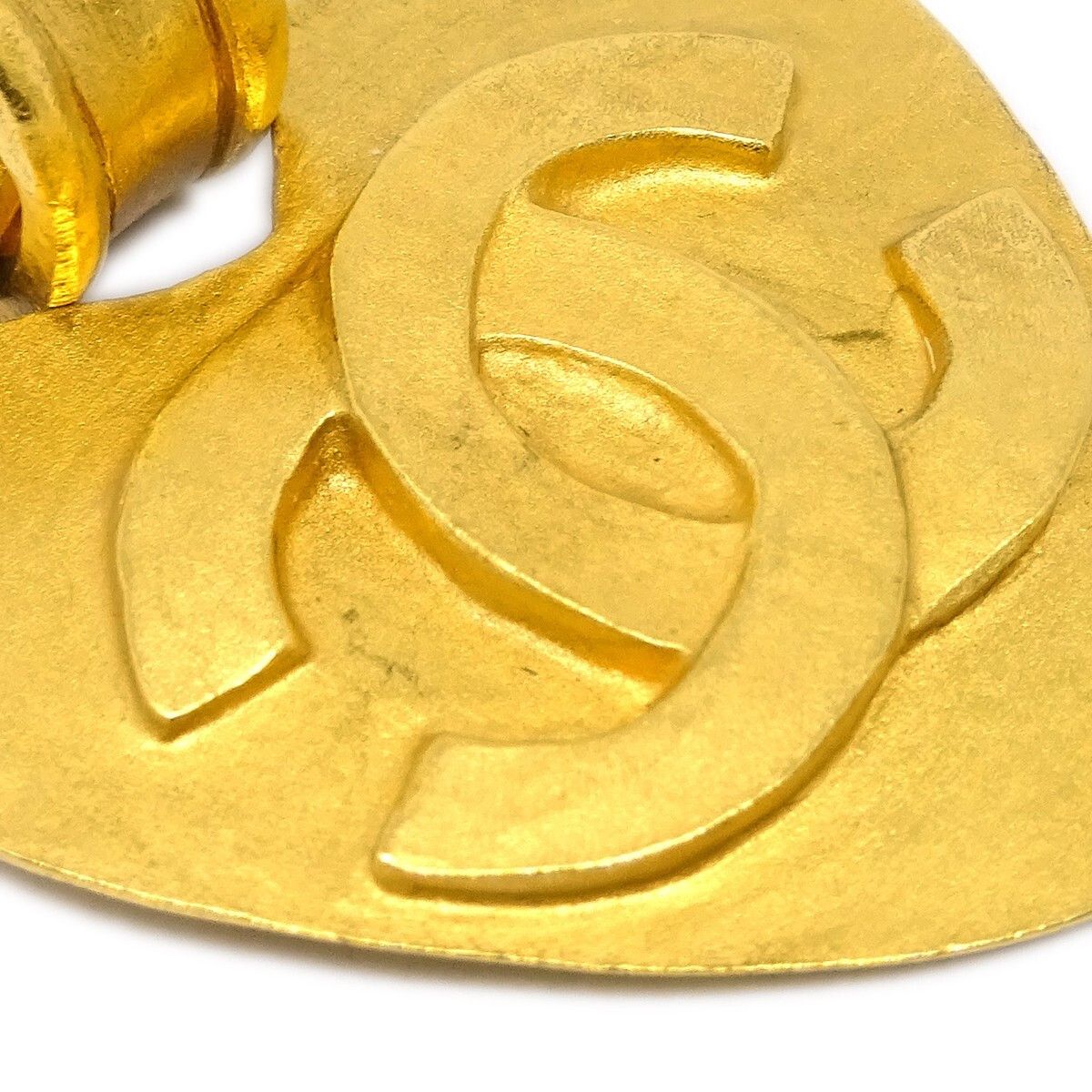 Chanel Chanel Vintage CC Heart Clip-On Metal Size ONE SIZE - 2 Thumbnail