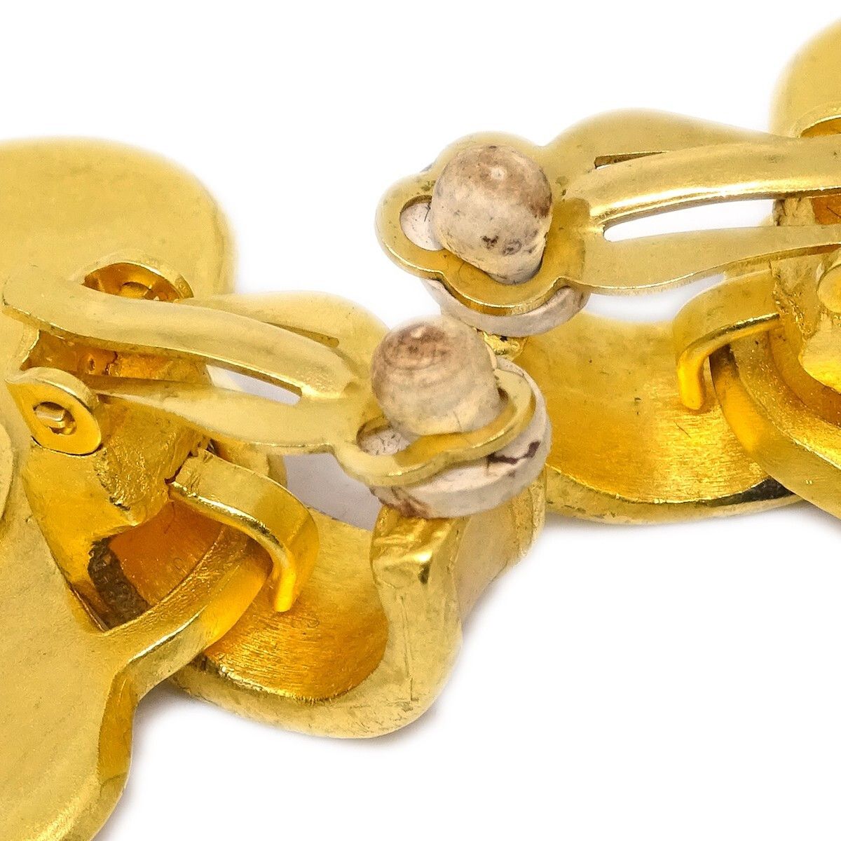 Chanel Chanel Vintage CC Heart Clip-On Metal Size ONE SIZE - 3 Thumbnail