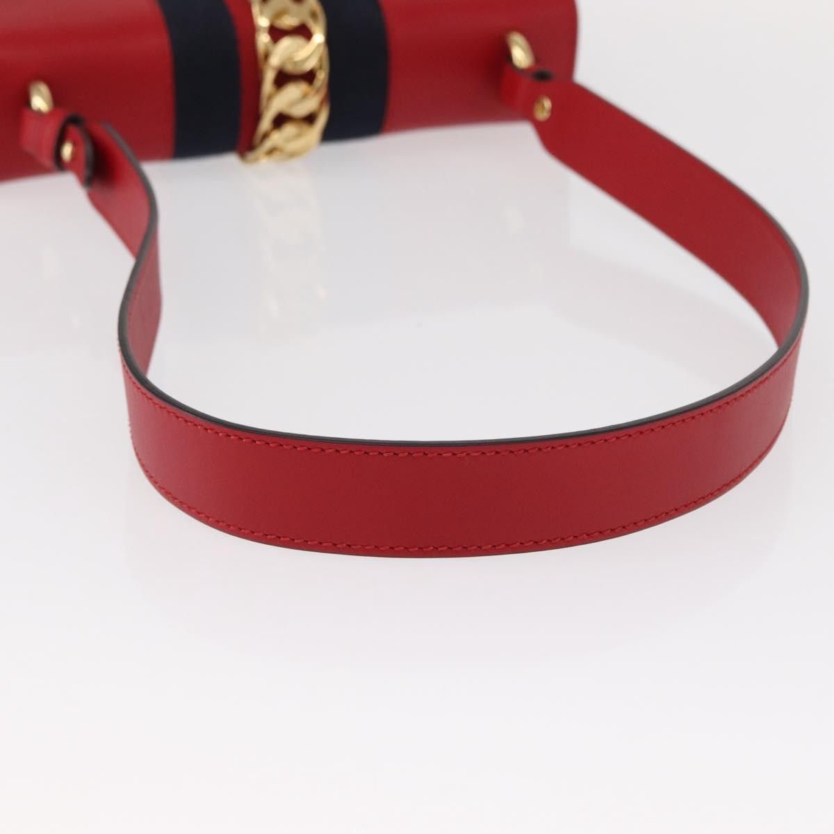 Gucci Gucci Sylvie Shoulder Bag Leather Size ONE SIZE - 8 Thumbnail