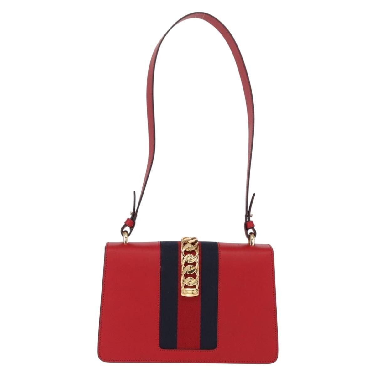 Gucci Gucci Sylvie Shoulder Bag Leather Size ONE SIZE - 2 Thumbnail