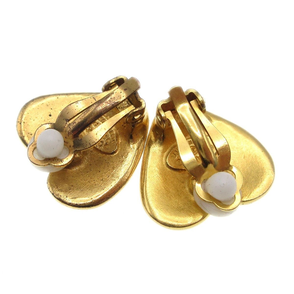 Chanel Chanel Vintage CC Heart Clip-On Metal Size ONE SIZE - 2 Thumbnail