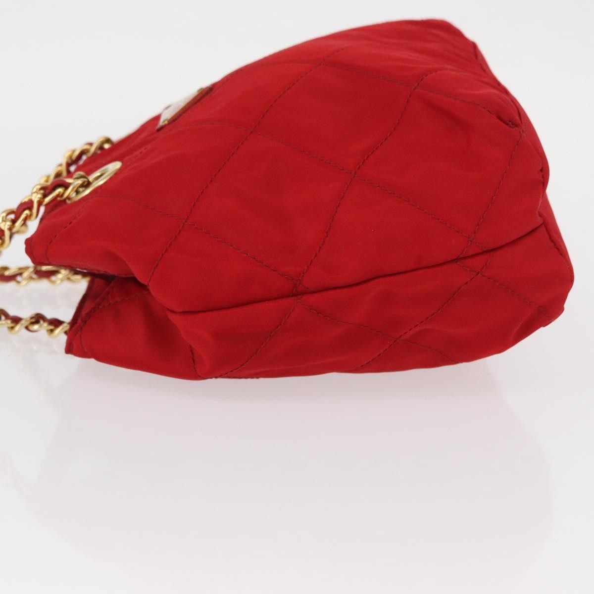 Prada Prada Chain Shoulder Bag Quilted Tessuto Size ONE SIZE - 4 Thumbnail