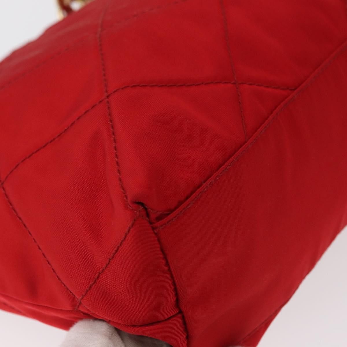 Prada Prada Chain Shoulder Bag Quilted Tessuto Size ONE SIZE - 10 Thumbnail