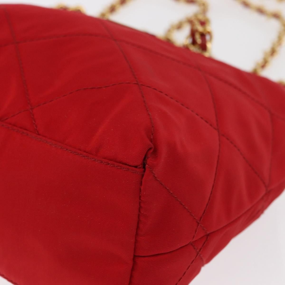 Prada Prada Chain Shoulder Bag Quilted Tessuto Size ONE SIZE - 12 Thumbnail