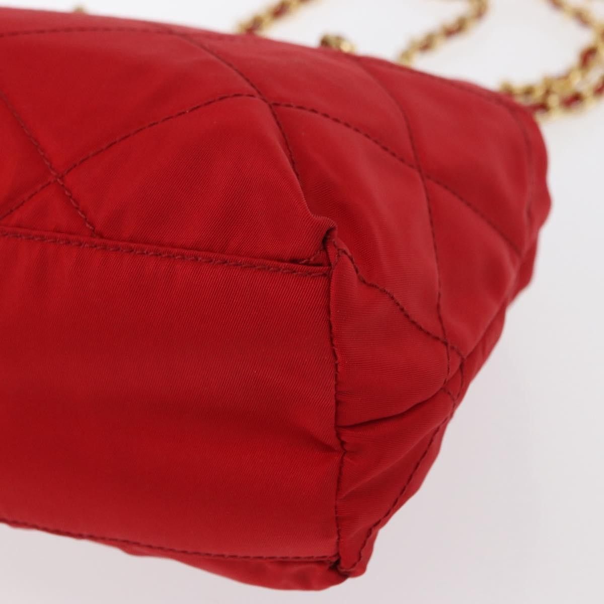 Prada Prada Chain Shoulder Bag Quilted Tessuto Size ONE SIZE - 11 Thumbnail