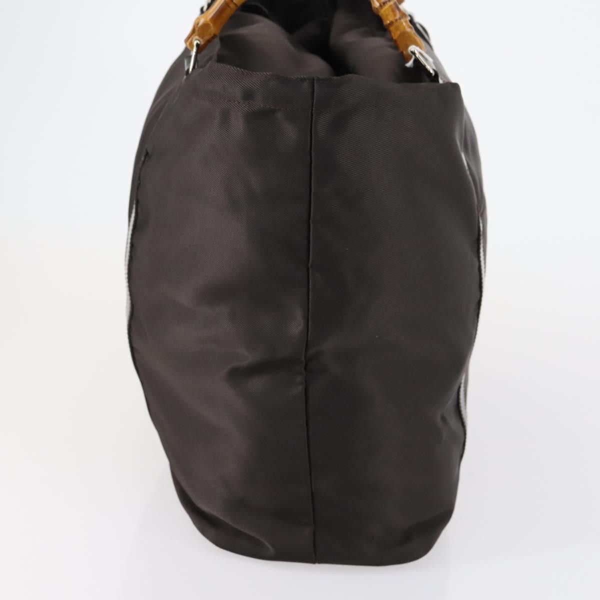 Gucci Gucci Vintage Bamboo Handle Tote Nylon Size ONE SIZE - 4 Thumbnail