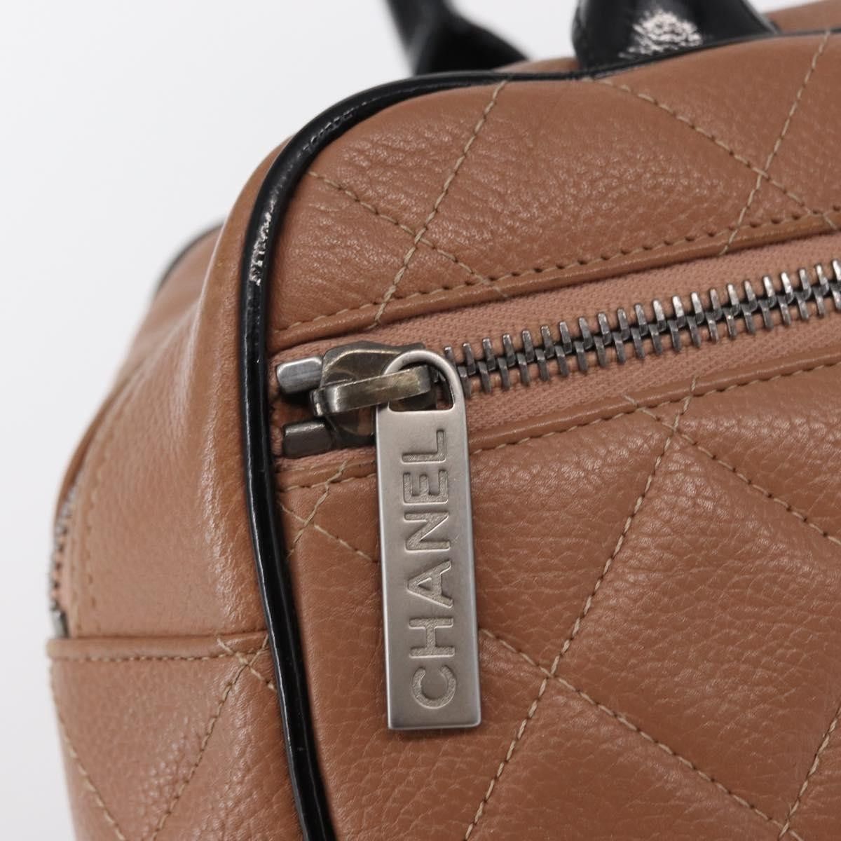 Chanel Chanel Embossed Logo Bowler Quilted Caviar Size ONE SIZE - 13 Thumbnail