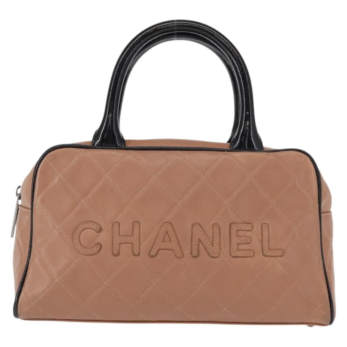 Chanel Chanel Embossed Logo Bowler Quilted Caviar Size ONE SIZE - 19 Thumbnail