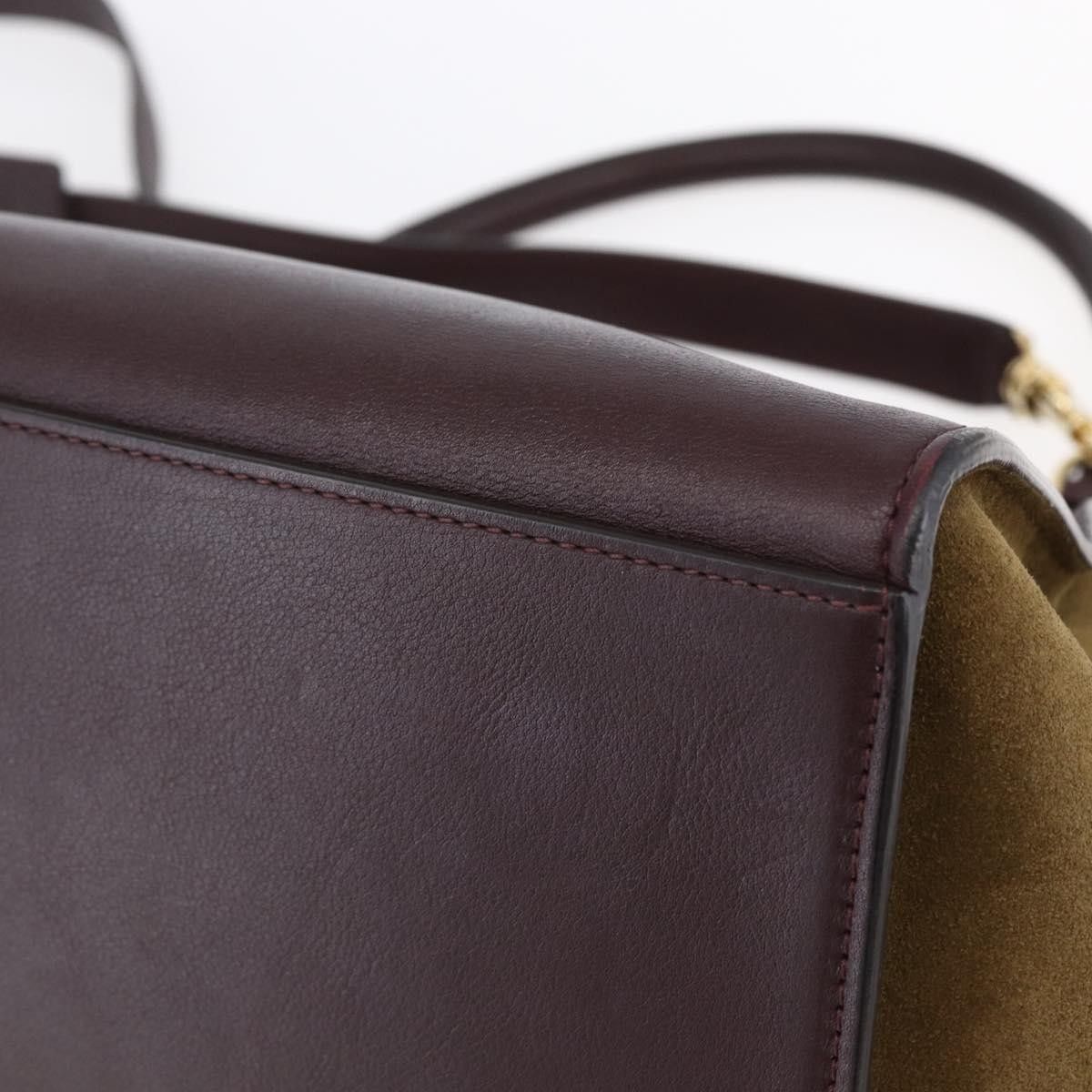Celine Celine Tricolor Trapeze Bag Leather Size ONE SIZE - 10 Thumbnail