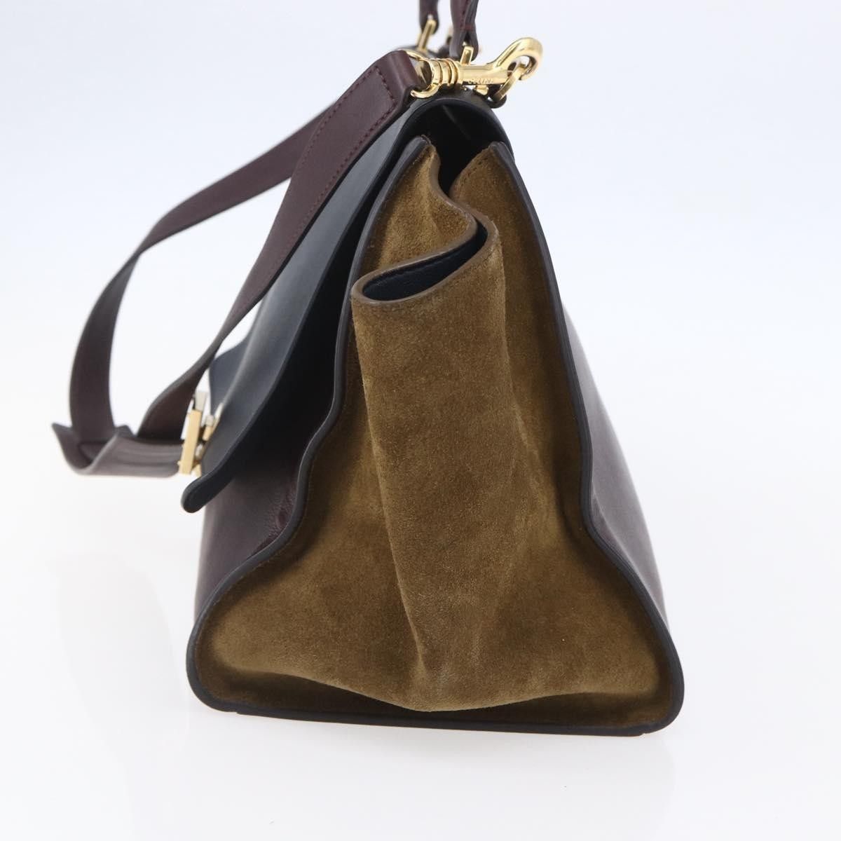 Celine Celine Tricolor Trapeze Bag Leather Size ONE SIZE - 4 Thumbnail