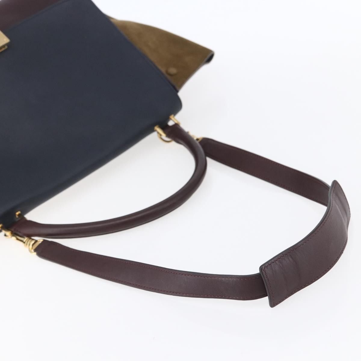 Celine Celine Tricolor Trapeze Bag Leather Size ONE SIZE - 16 Thumbnail