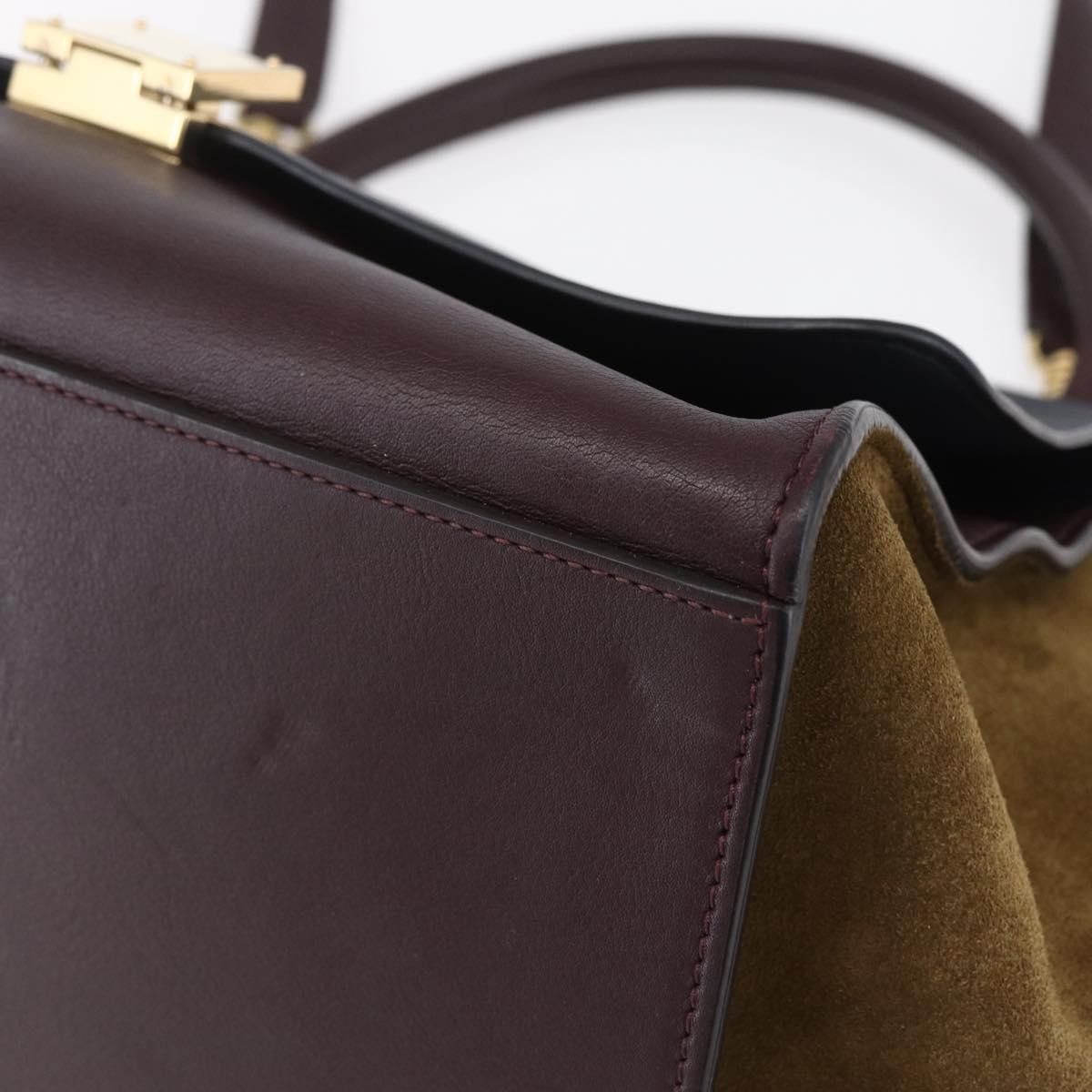 Celine Celine Tricolor Trapeze Bag Leather Size ONE SIZE - 8 Thumbnail