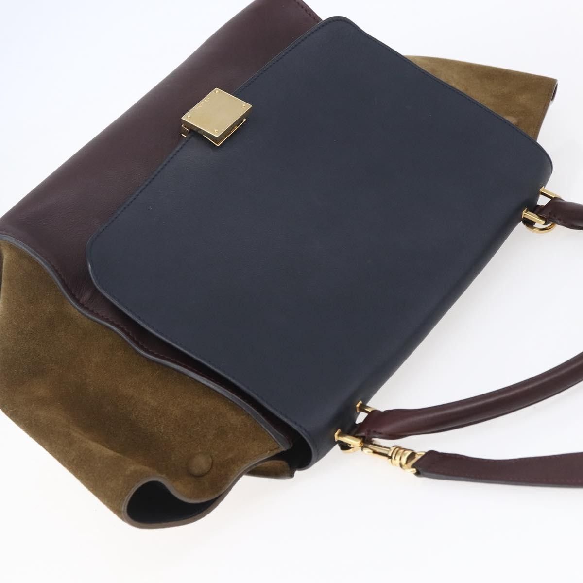 Celine Celine Tricolor Trapeze Bag Leather Size ONE SIZE - 15 Thumbnail